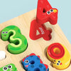 3D Number Board; Wooden