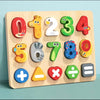 3D Number Board; Wooden