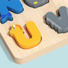 3D Alphabet Board; Wooden