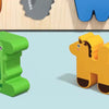 3D Alphabet Board; Wooden