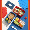 Lego Rectangular Lunch-Box; Blue & Red